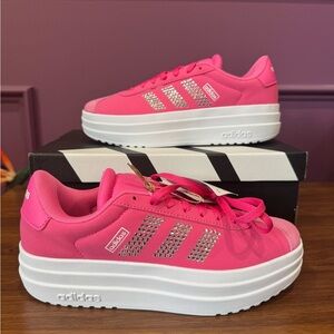 Kids' Adidas VL Court Bold Sneaker Big Kid